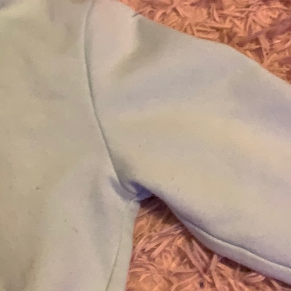 Light blue hoodie (girl size 10) - Picture 2 of 4